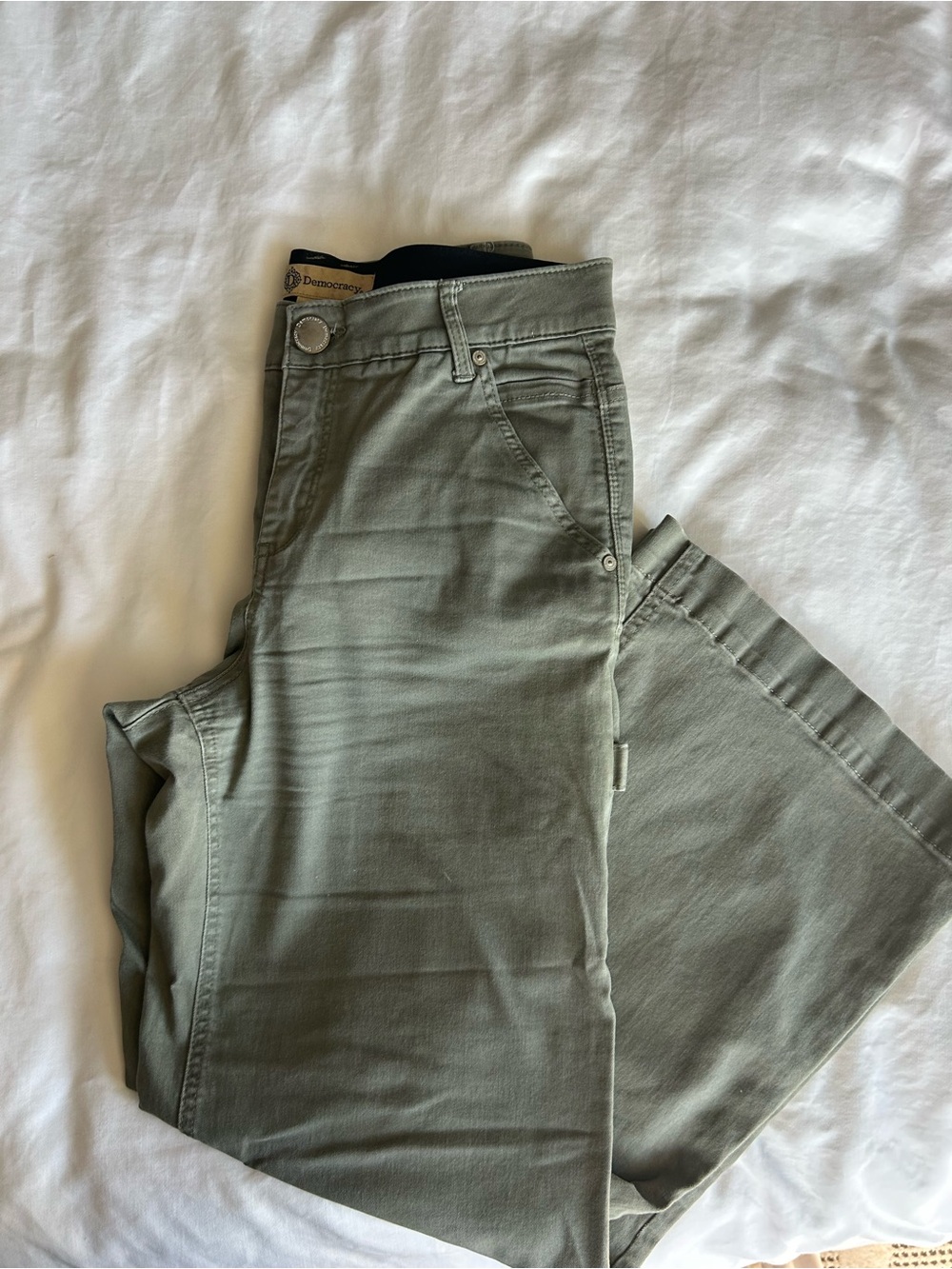 Democracy Olive Green Women's Chinos